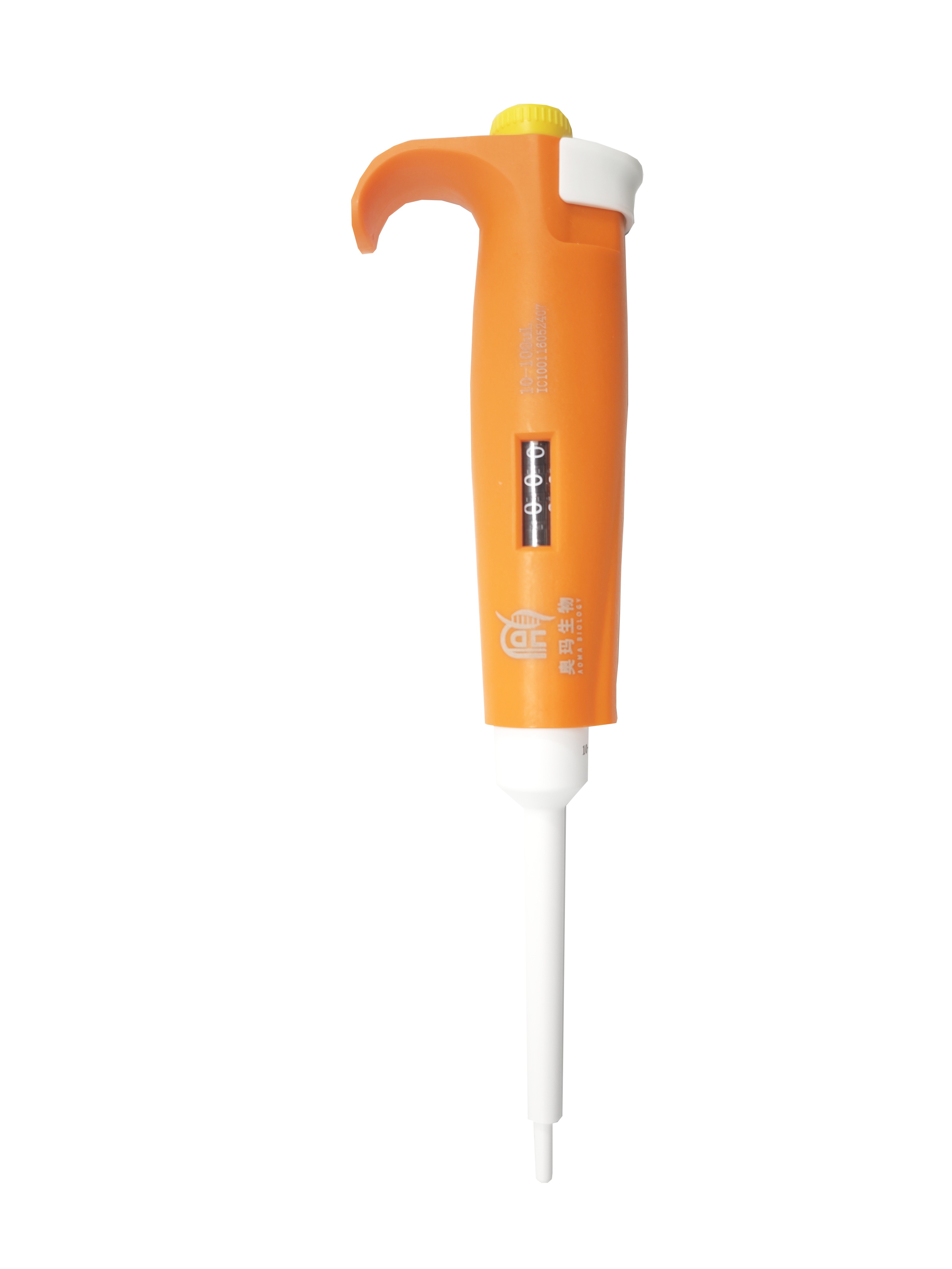 橙色10-100μL單道移液器